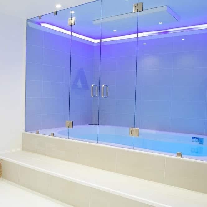 Royal Float Room with glass enclosure