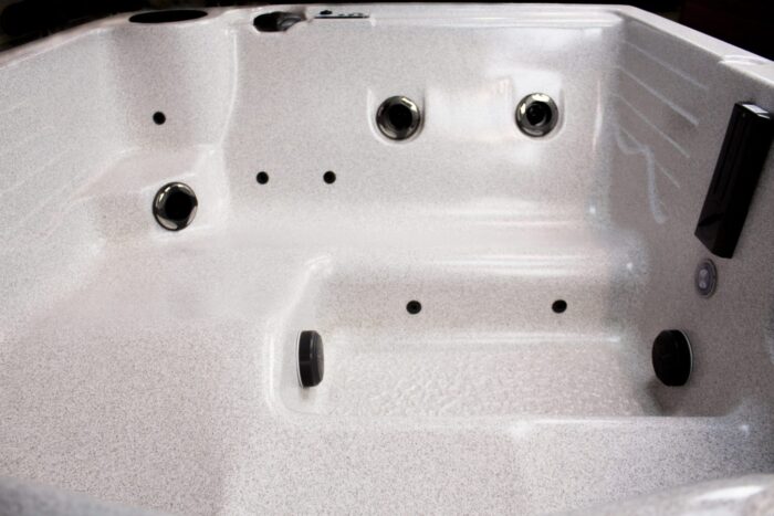 The Knight Compact Hot Tub from Royal Spa (Inside)