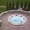 Monarch Hot Tub Brick Patio