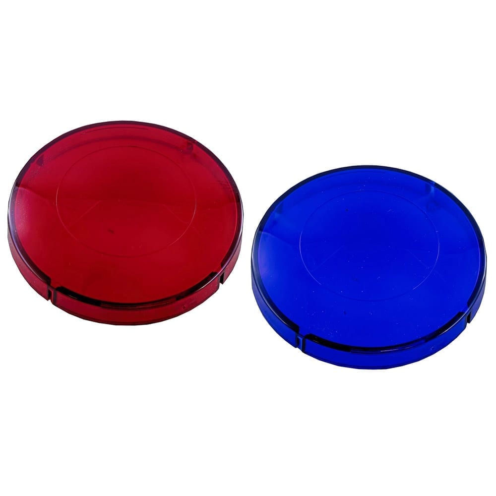 lens covers red blue