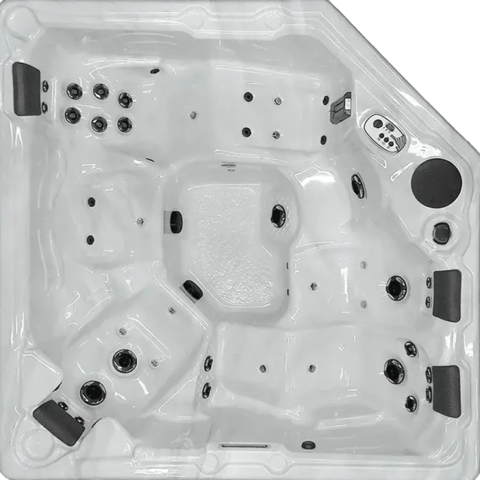 The Majesty Hot Tub by Royal Spa 6 Person Hot Tub for Tall People | Made in USA