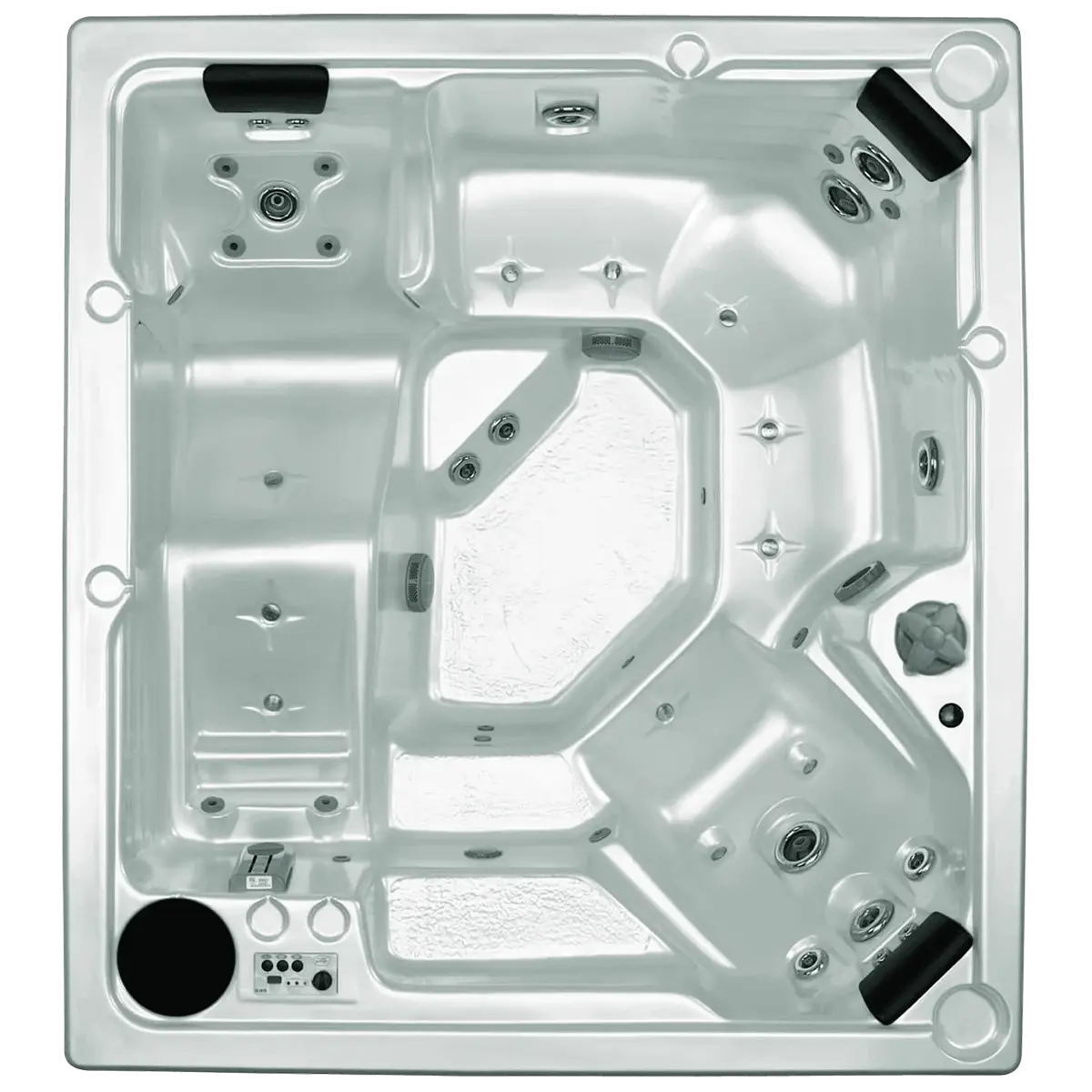 The Royale Hot Tub by Royal Spa Hot Tub for 5-6 People | Energy Efficient | Made in the USA