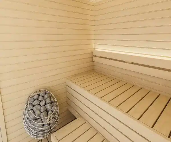 Cala Glass 8 Auroom Cala Glass indoor sauna cabin Kit with Glass Front