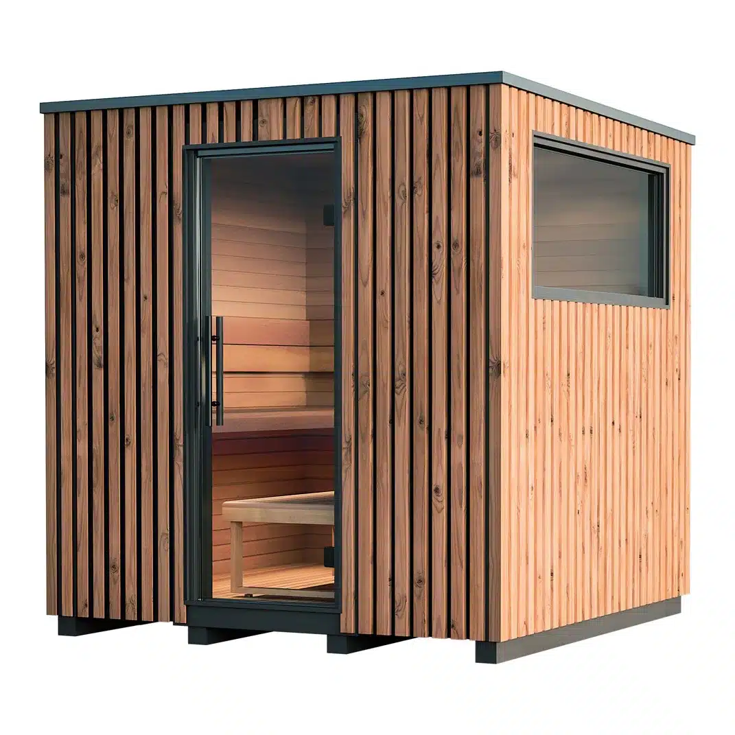 Auroom Garda 6-person Fully Assembled outdoor sauna cabin