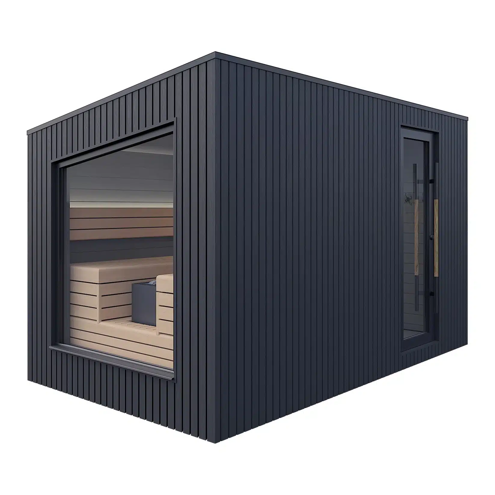 Auroom Terra 5-person Fully Assembled outdoor sauna cabin