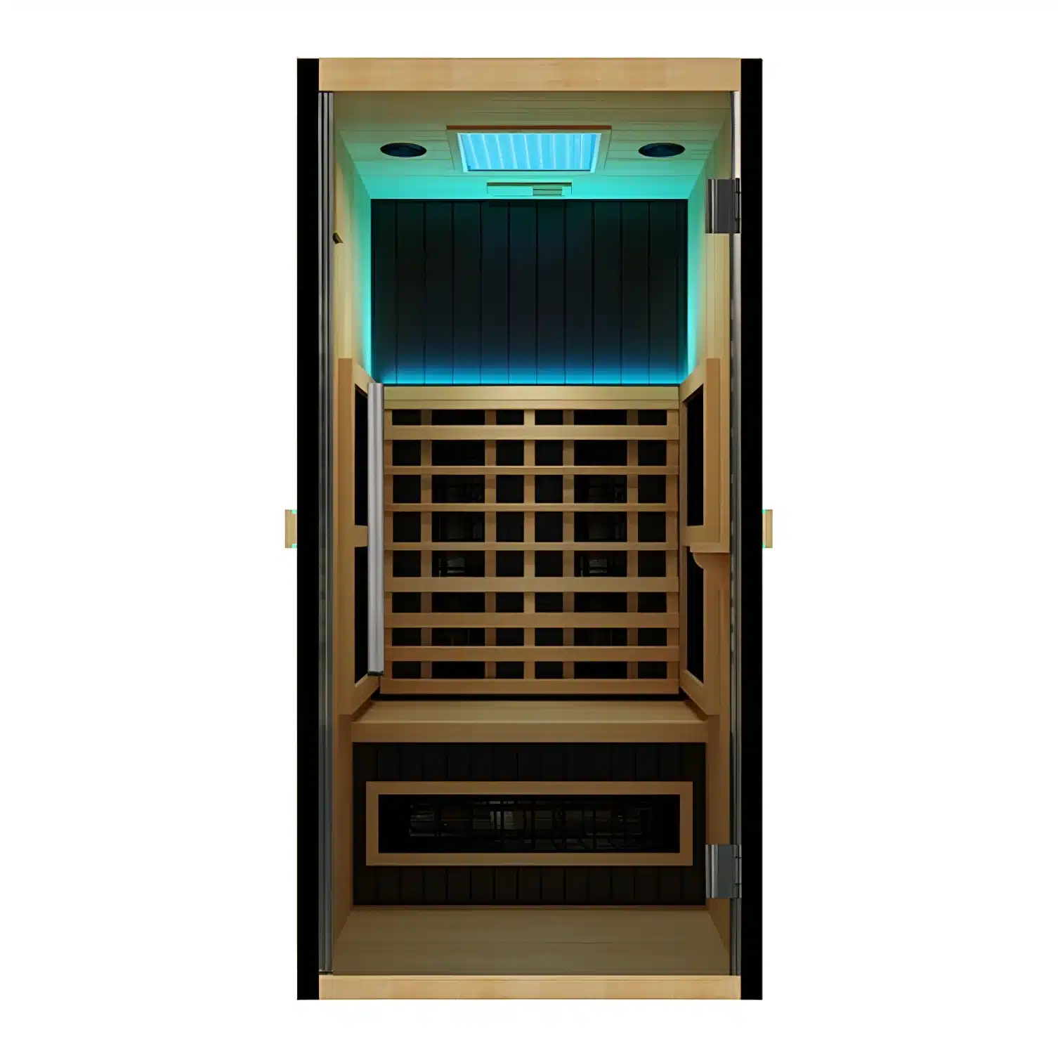 FINSAUNA Radia IR 100 sauna, front view