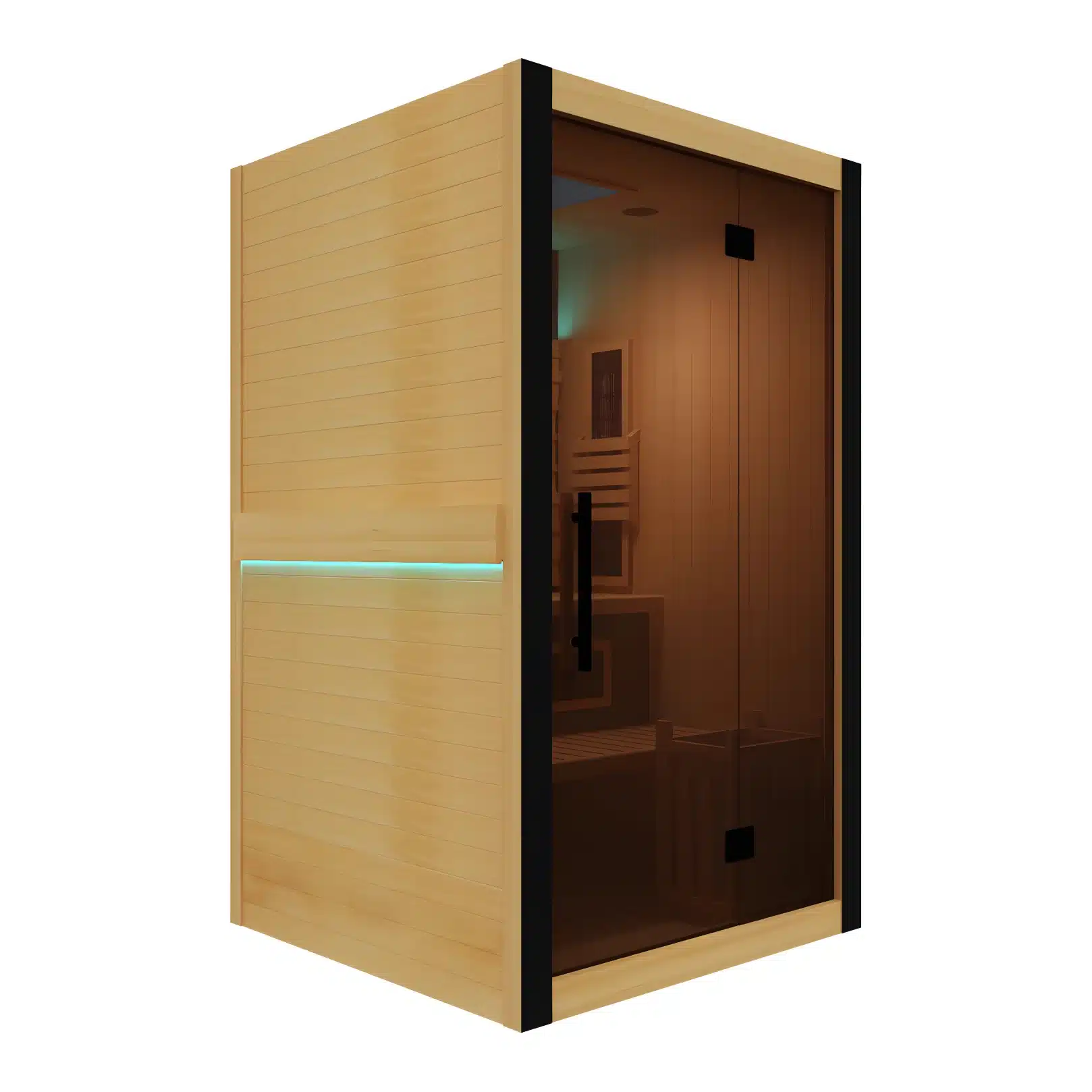 FINSAUNA Radia TIR 200 sauna, front angle