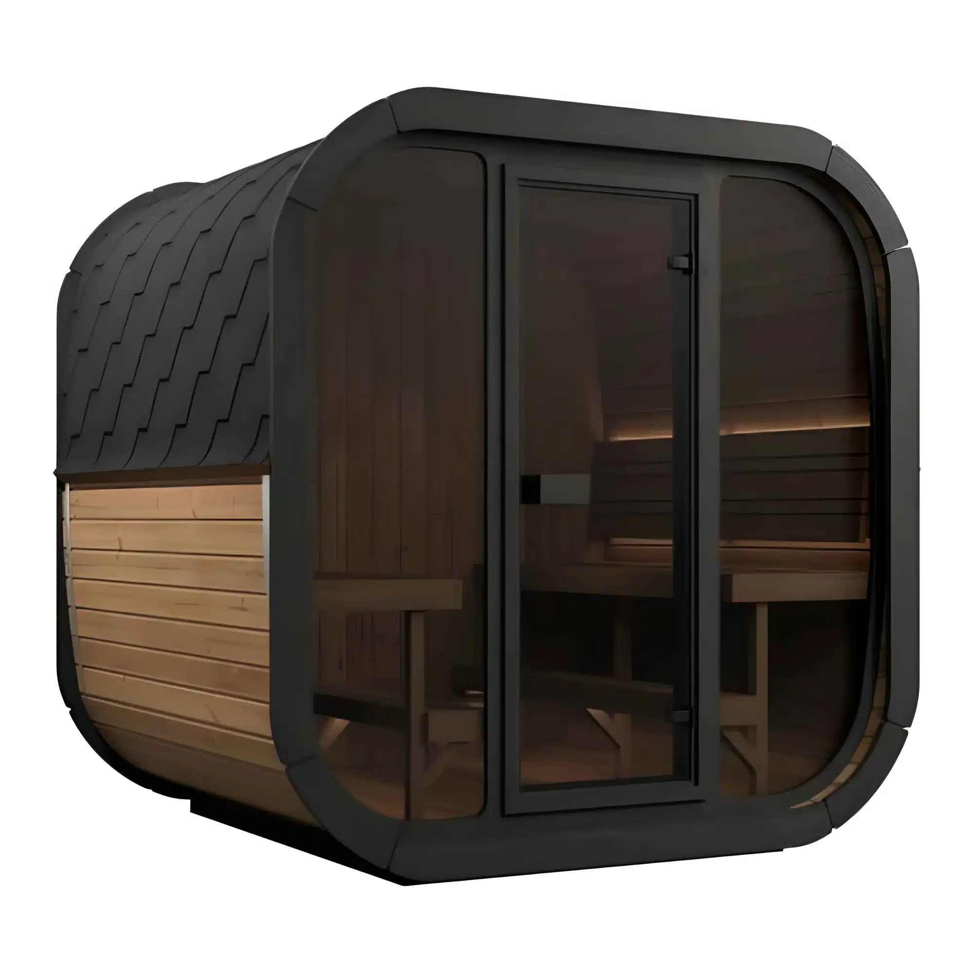 FINSAUNA Solara 700 sauna, front angle